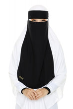 Load image into Gallery viewer, Qibtiyyah Exclusive Premium Niqab Ajwa Black