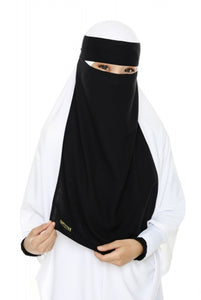 Qibtiyyah Exclusive Premium Niqab Ajwa Black