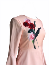 Load image into Gallery viewer, Heliza Peplum Blouse in Apricot