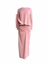 Load image into Gallery viewer, Ribbed Skirt in Mauve