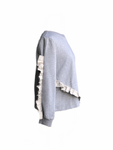 Load image into Gallery viewer, Ruffled Sweater in Grey