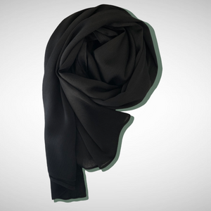Plain Crepe Satin Gloss Hijab (Multiple Colours)