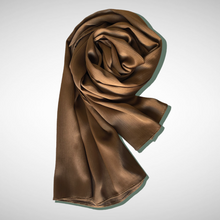 Load image into Gallery viewer, Plain Crepe Satin Gloss Hijab (Multiple Colours)