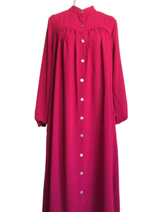 Button Up Shirt Dress (Multiple Colours)